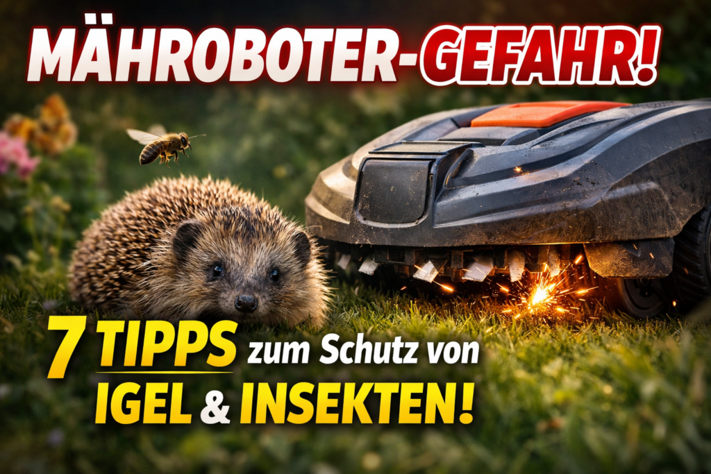 mähroboter igel insekten schutz tipps